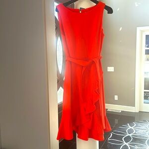Calvin Klein Ruffle Dress NWT Size 10